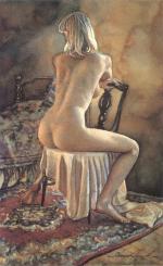 水粉大师Steve Hanks 289-Seated Model